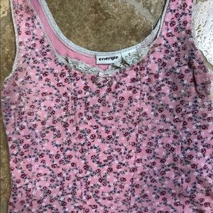 Pink paisley T-shirt